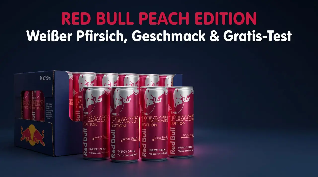 Red Bull Peach Edition Weißer Pfirsich, Dose
