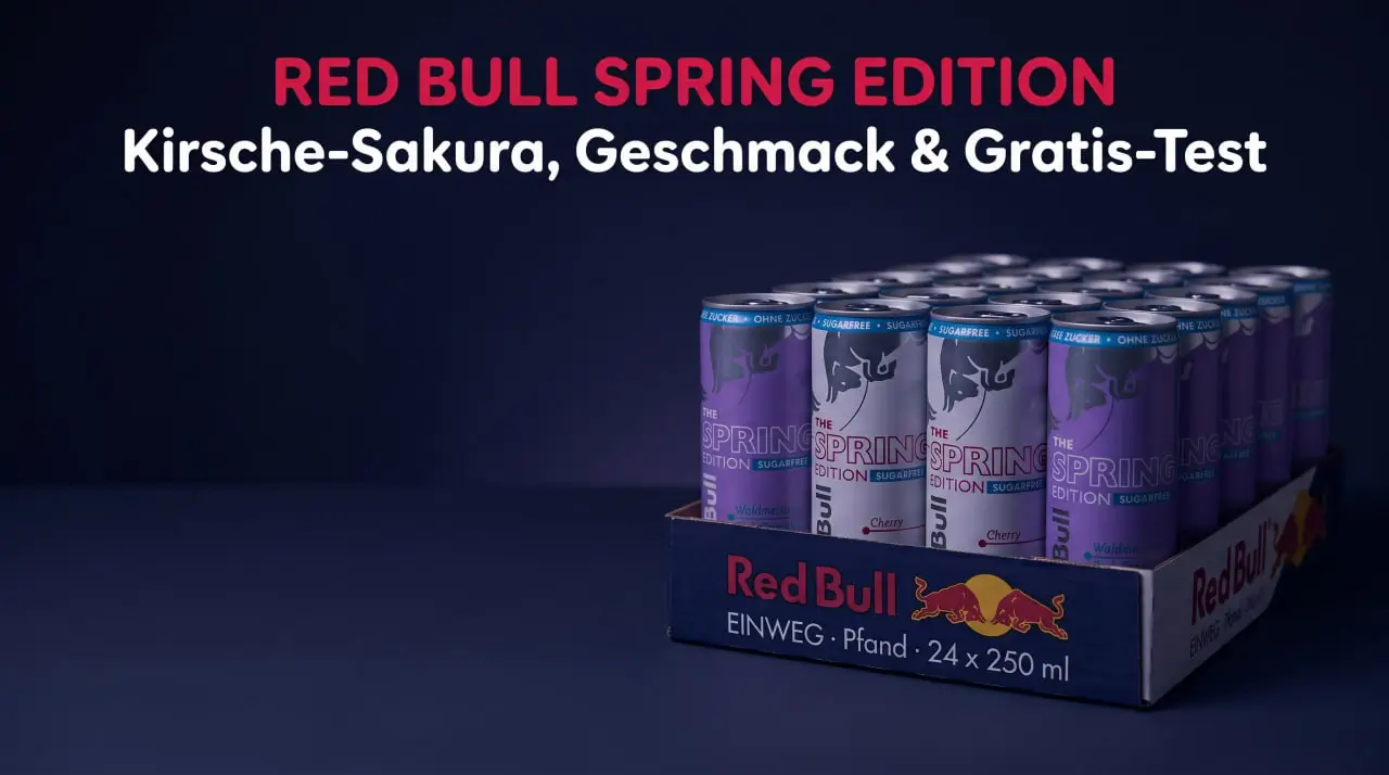 Red Bull Spring Edition 2026 Kirsche-Sakura, Dose der Frühjahrs-Sorte